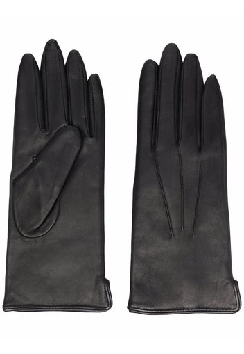 Aspinal Of London tonal stitching gloves - Nero