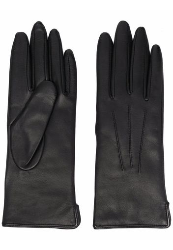 Aspinal Of London tonal stitching gloves - Nero