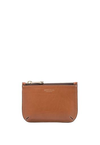 Aspinal Of London Ella leather wallet - Marrone