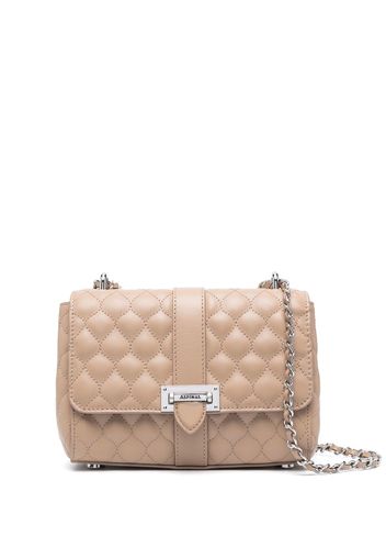 Aspinal Of London Lottie quilted leather crossbody bag - Toni neutri