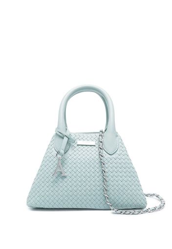 Aspinal Of London mini Paris leather tote bag - Blu