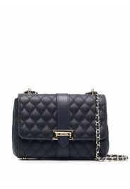 Aspinal Of London Lottie quilted leather bag - Blu