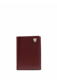 Aspinal Of London tri-fold leather wallet - Marrone