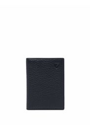 Aspinal Of London pebbled-effect double fold wallet - Blu