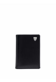 Aspinal Of London tri-fold leather wallet - Nero