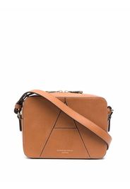 Aspinal Of London contrast stitching crossbody bag - Marrone