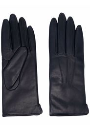 Aspinal Of London slim leather gloves - Blu