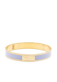 Aspinal Of London Bracciale rigido con applicazione logo - Viola