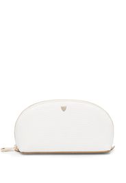 Aspinal Of London small leather make-up bag - Bianco