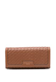 Aspinal Of London London Purse interwoven-leather wallet - Marrone