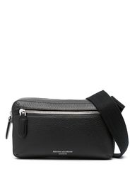 Aspinal Of London Reporter Compact leather crossbody bag - Nero