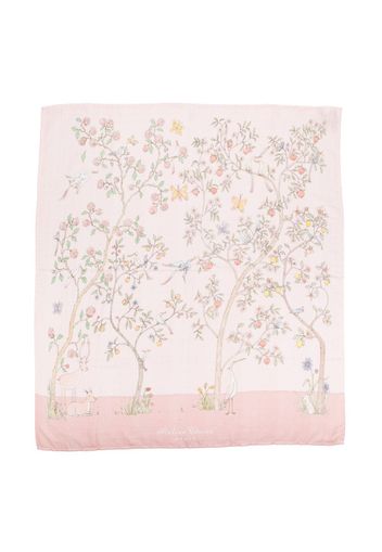 Atelier Choux Bloom organic cotton blanket - Rosa