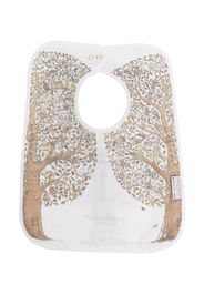 Atelier Choux graphic print cotton bib - Toni neutri