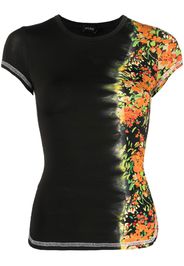 Atlein floral-print slim-fit T-shirt - Nero