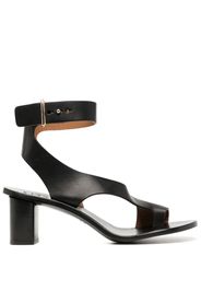 ATP Atelier Volparo 55mm leather sandals - Nero