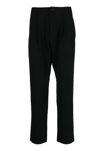 Attachment straight-leg tailored trousers - Nero