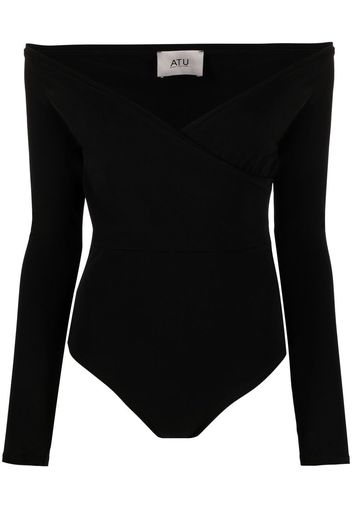 Atu Body Couture Body con scollo a V - Nero