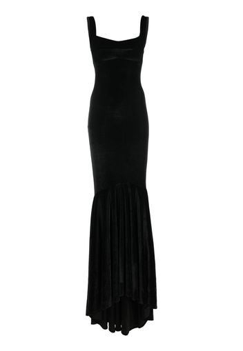 Atu Body Couture sleeveless fishtail gown - Nero