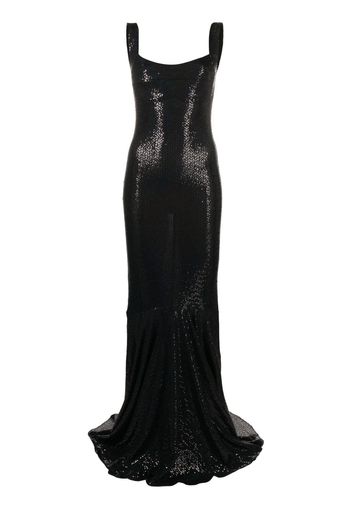 Atu Body Couture textured-finish gown - Nero