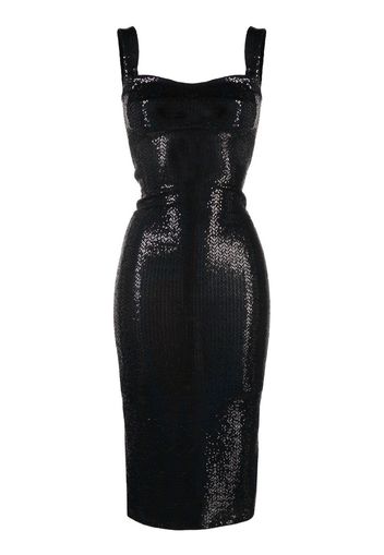 Atu Body Couture textured-finish sleeveless dress - Nero