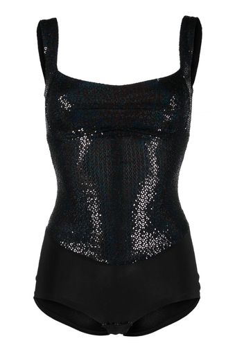 Atu Body Couture sequin-embellished bodysuit - Nero