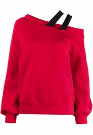 Atu Body Couture cold-shoulder sweatshirt - Rosso