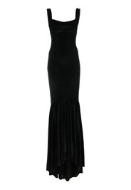 Atu Body Couture sleeveless fishtail gown - Nero