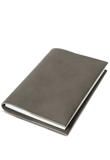 August Sandgren leather ruled notebook - Grigio