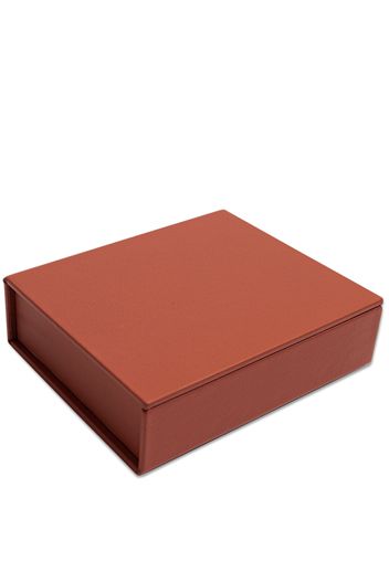 August Sandgren small leather Jewelbox - APRICOT