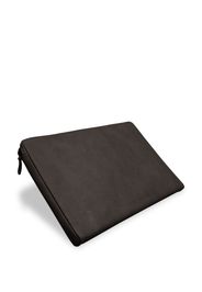 August Sandgren leather laptop bag - Nero