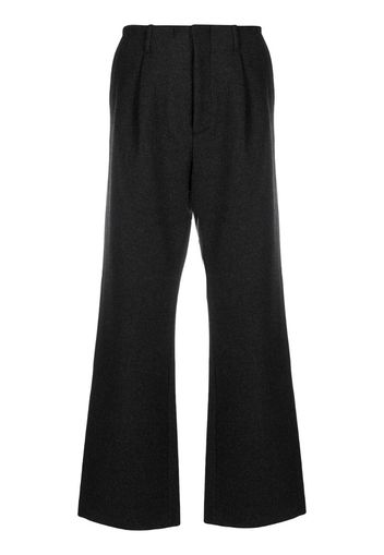 light melton wide slacks