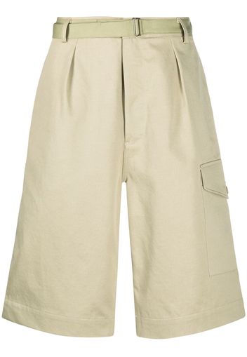 Auralee oversized pleated chino shorts - Toni neutri