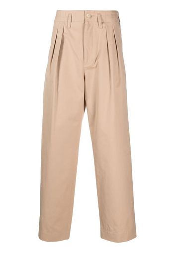 Auralee pleated tailored trousers - Toni neutri