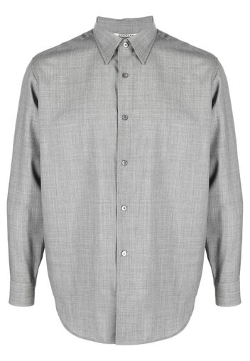 Auralee long-sleeve wool shirt - Grigio