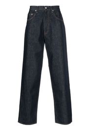 Auralee straight-leg cut jeans - Blu