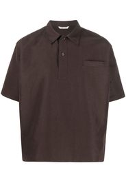 Auralee classic chest-pocket polo shirt - Marrone