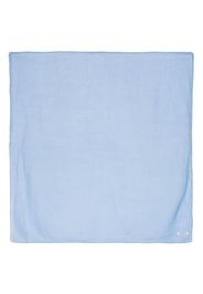 Auralee square-shaped cashmere scarf - Blu