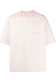 Auralee short-sleeve cotton T-shirt - Rosa