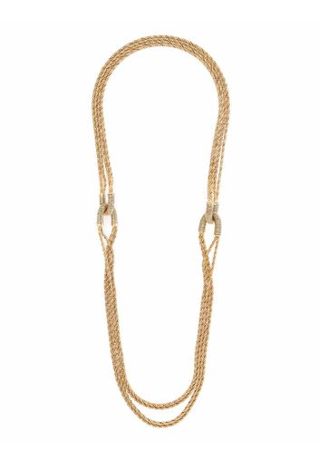 Aurelie Bidermann Gerlinda multichain necklace - Oro