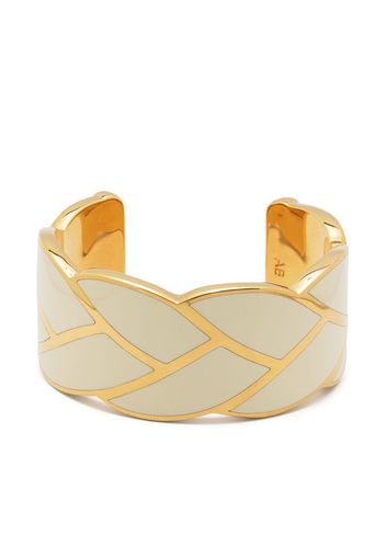 Aurelie Bidermann Kanda braided cuff - Oro