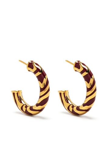 Aurelie Bidermann Liwa hoop earrings - Oro