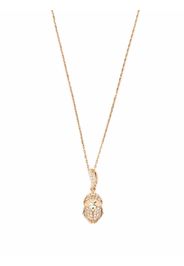 Aurelie Bidermann 18kt yellow gold Diamonds beetle pendant necklace - Oro