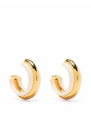 Aurelie Bidermann Nazca hammered-effect hoop earrings - Oro