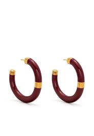 Aurelie Bidermann half hoop earrings - Rosso