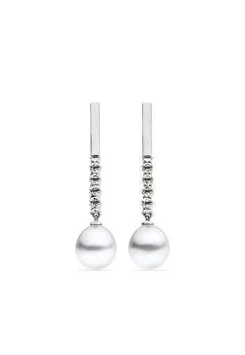 AUTORE MODA Amelia pearl drop earrings - Argento