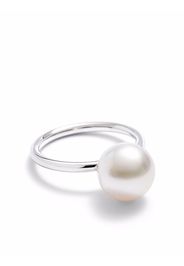 AUTORE Anello eternity in oro bianco 18kt con perla - Argento