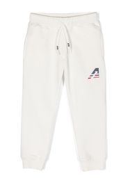 Autry Kids logo-print cotton trousers - Bianco