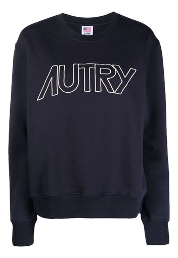 Autry Maglione con ricamo - Blu