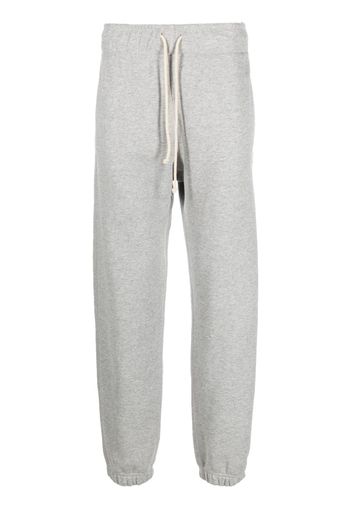 Autry logo-patch cotton track pants - Grigio