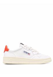 Autry logo-patch lace-up sneakers - Bianco